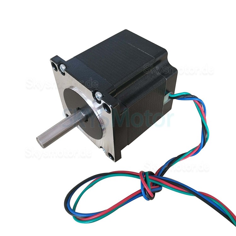 Oukeda NEMA 23 Schrittmotor OK57STH56-2804AD8-32 1,8 Grad 12,35Ncm 2 Phasen D-Cut